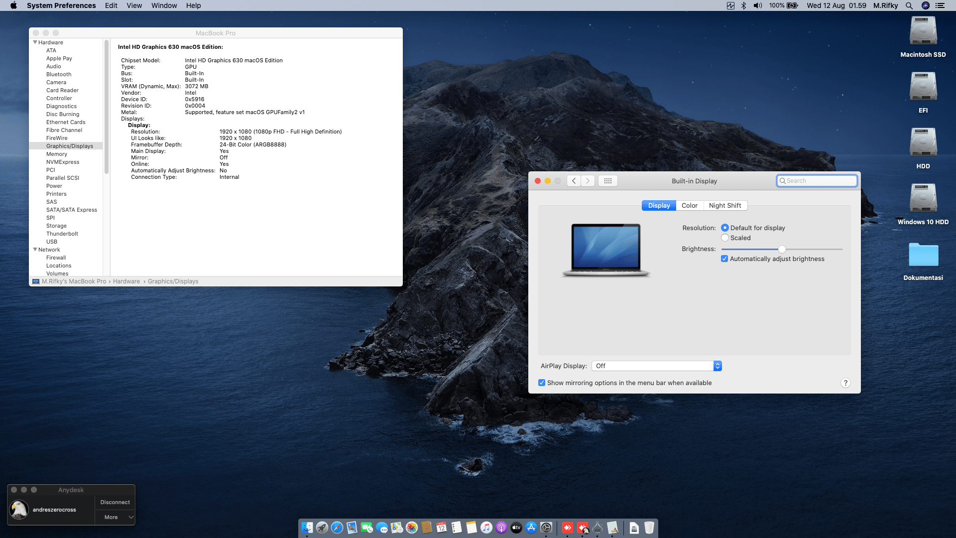 Asus ROG GL503VD FY285T [KabyLake   Intel HD 630 + I2C] 7